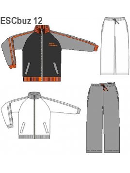 BUZO MANGA RAGLAN UNISEX, CIERRE SEPARAB