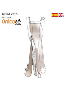 MOLDE FALDA LARGA MUJER 2215