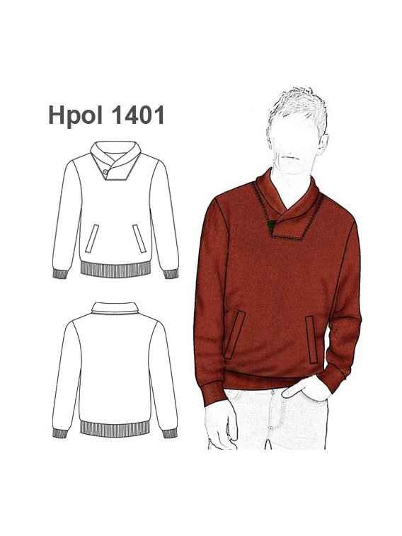 POLERON BASICO HOMBRE 1401