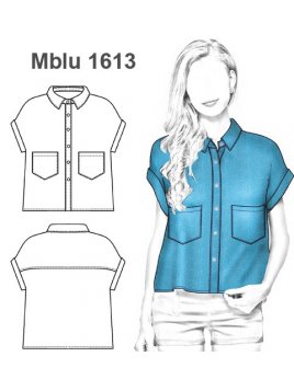 BLUSA KIMONO SIN MANGAS MUJER