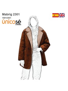 MOLDE ABRIGO GAMULAN MUJER...