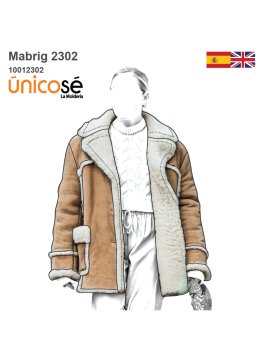 MOLDE ABRIGO AVIADOR MUJER...