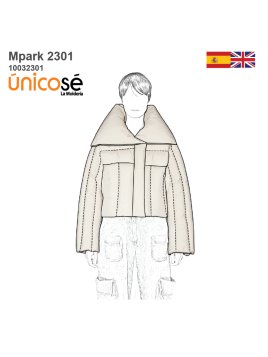 MOLDE PARKA CORTA MUJER 2301