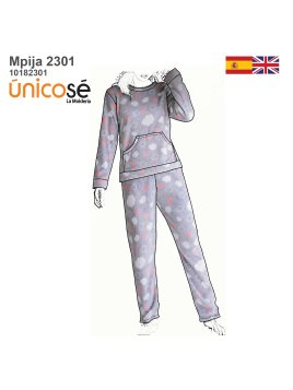 MOLDE PIJAMA 2 PIEZAS MUJER...