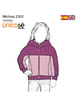 MOLDE CHAQUETA POLAR NIÑA 2302