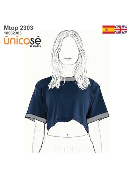 MOLDE TOP OVERSIZE MUJER 2303