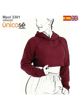 MOLDE POLERON  TOP MUJER 2301