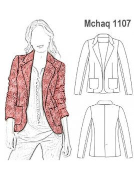 CHAQUETA ENCAJE MUJER 