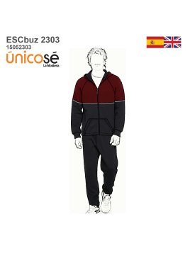 MOLDE BUZO ESCOLAR RAGLAN 2303