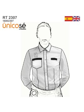 MOLDE BLUSA TRABAJO GUARDIA...