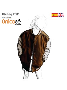 MOLDE CHAQUETA BOMBER NIÑO...