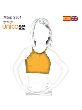 MOLDE TOP HAULTER NIÑA 2301