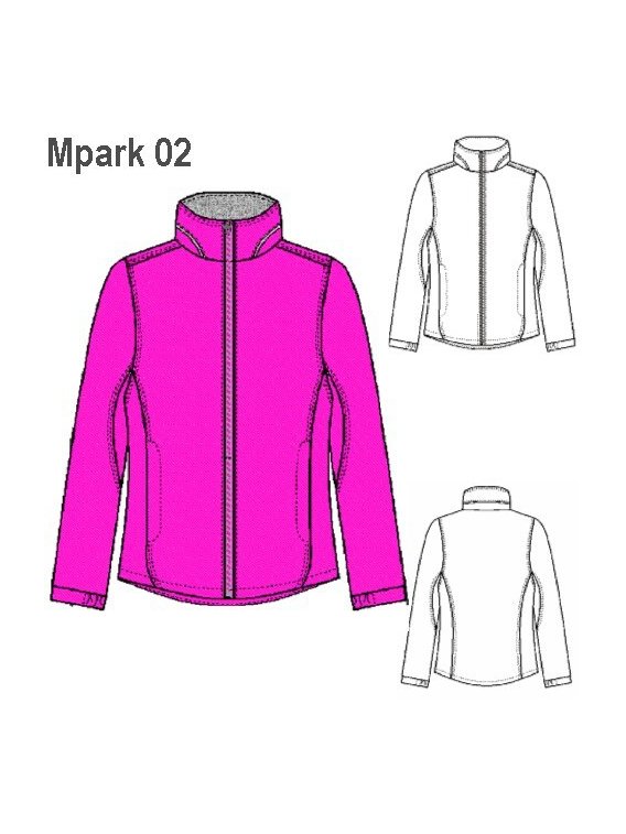 PARKA CORTES MUJER.