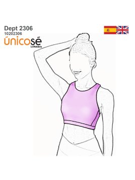 MOLDE DEPORTE TOP MUJER 2306