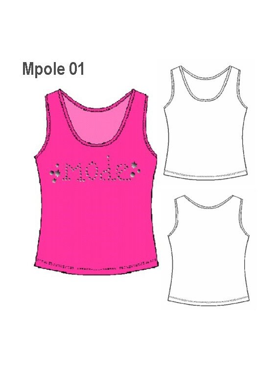 POLERA SIN MANGA MUJER.