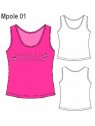 POLERA SIN MANGA MUJER.