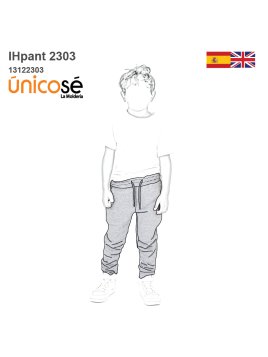 MOLDE PANTALON JOGGING NIÑO...