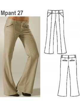 PANTALON PIERNA ANCHA MUJER 0927