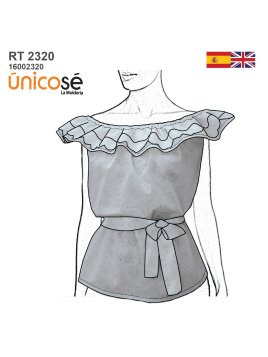 MOLDE BLUSA LLANERA RT 2320