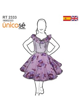 MOLDE VESTIDO HUASA PLATO...