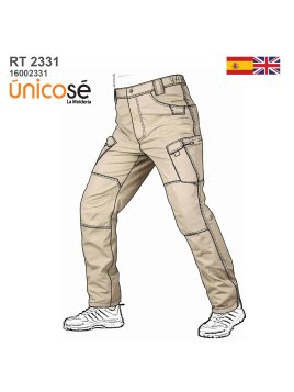 MOLDE PANTALON CARGO RT 2331