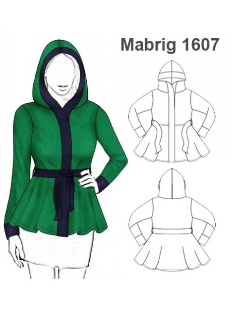 ABRIGO TAPADO MUJER 1607