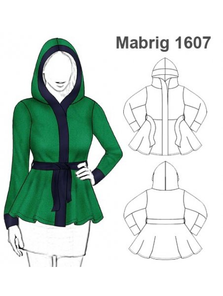 ABRIGO TAPADO MUJER 1607