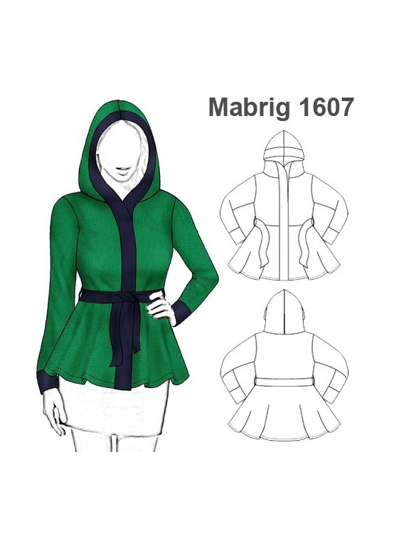 ABRIGO TAPADO MUJER 1607