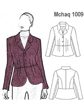 CHAQUETA CORTE CINTURA, CON FORRO INTERI