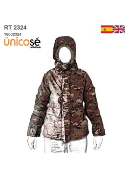 MOLDE PARKA TIPO MILITAR...