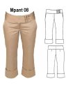 PANTALON CAPRI MUJER 0908