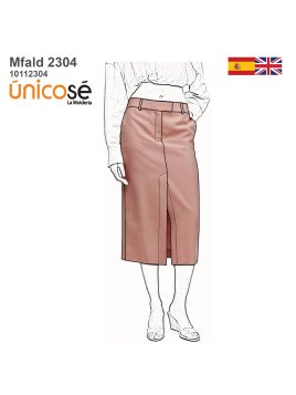 MOLDE FALDA MIDI MUJER 2304
