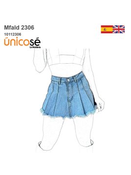 MOLDE FALDA MINI MUJER 2306