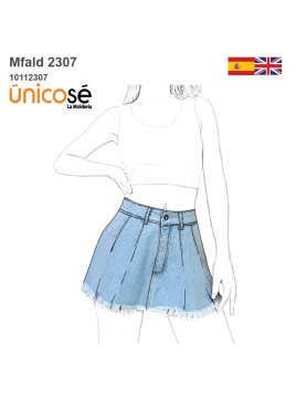 MOLDE FALDA MINI SHORT...