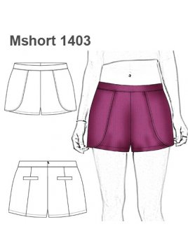 SHORT CAPAS MUJER 1403