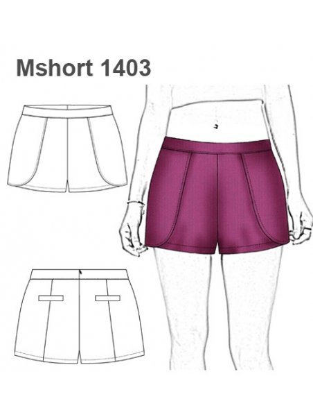 SHORT CAPAS MUJER 1403