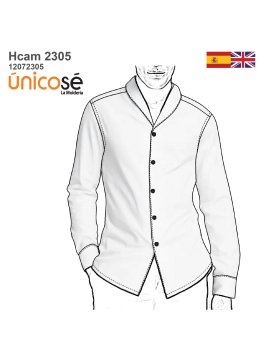 MOLDE CAMISA SLIM HOMBRE 2305
