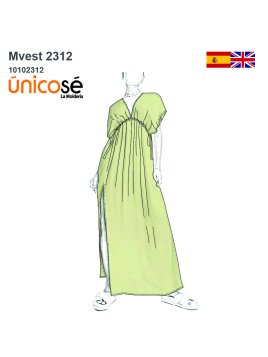 MOLDE VESTIDO PLAYA MUJER 2312