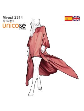 MOLDE VESTIDO TUNICA MUJER...