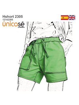 MOLDE SHORT BASICO HOMBRE 2305
