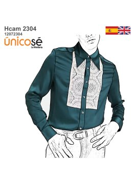 MOLDE CAMISA PECHERA HOMBRE...