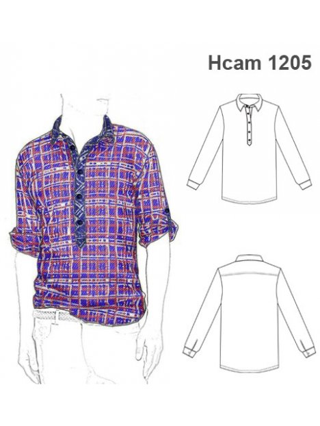 CAMISA  TRABA MANGA