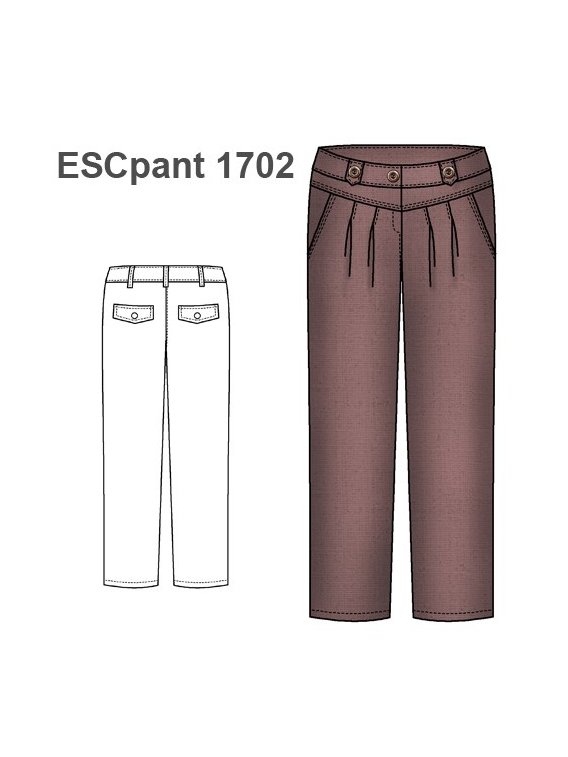 PANTALON PINZADO ESCOLAR 1702