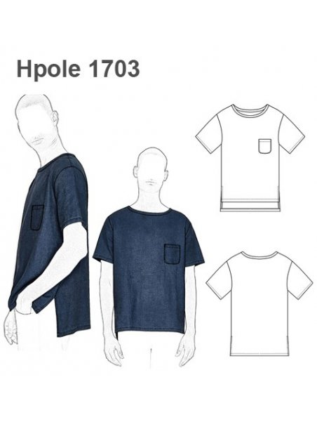POLERA REMERA BASICA OVERSIZE HOMBRE