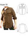CAMISA MODA HOMBRE SEMI ENTALLADA, CANES