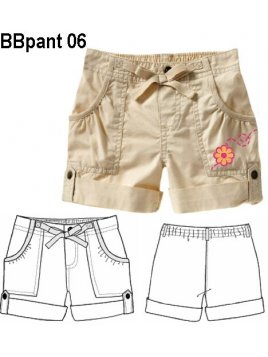 PANTALON SHORT BEBE 0906