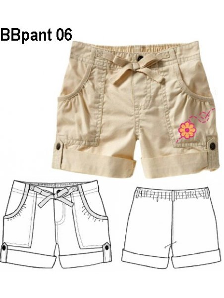 PANTALON SHORT BEBE 0906