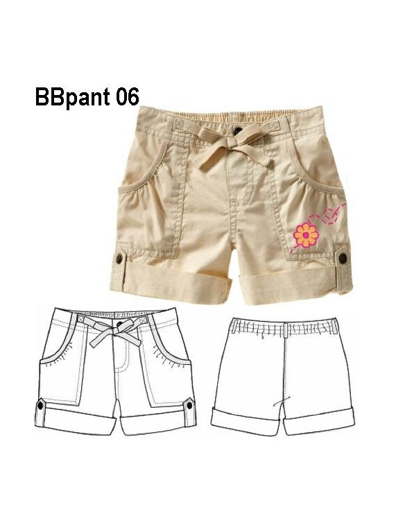 PANTALON SHORT BEBE 0906