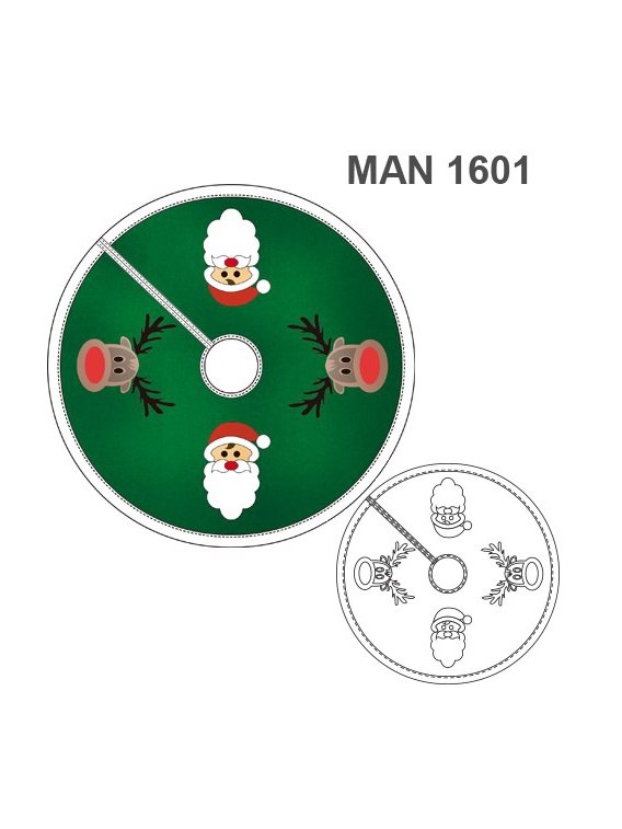 PIE ARBOL NAVIDAD MAN 1601