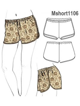 SHORT MODA ESTILO DEPORTIVO, ELíSTICO IN